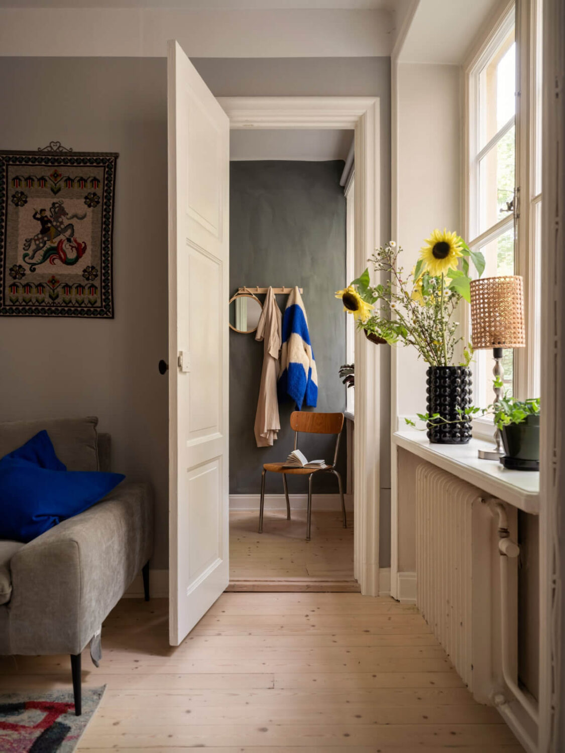 door to tiny bedroom