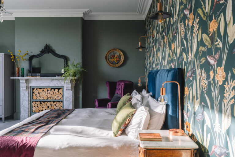 Colorful Rooms in a Regency Manor House in Yorkshire - The Nordroom