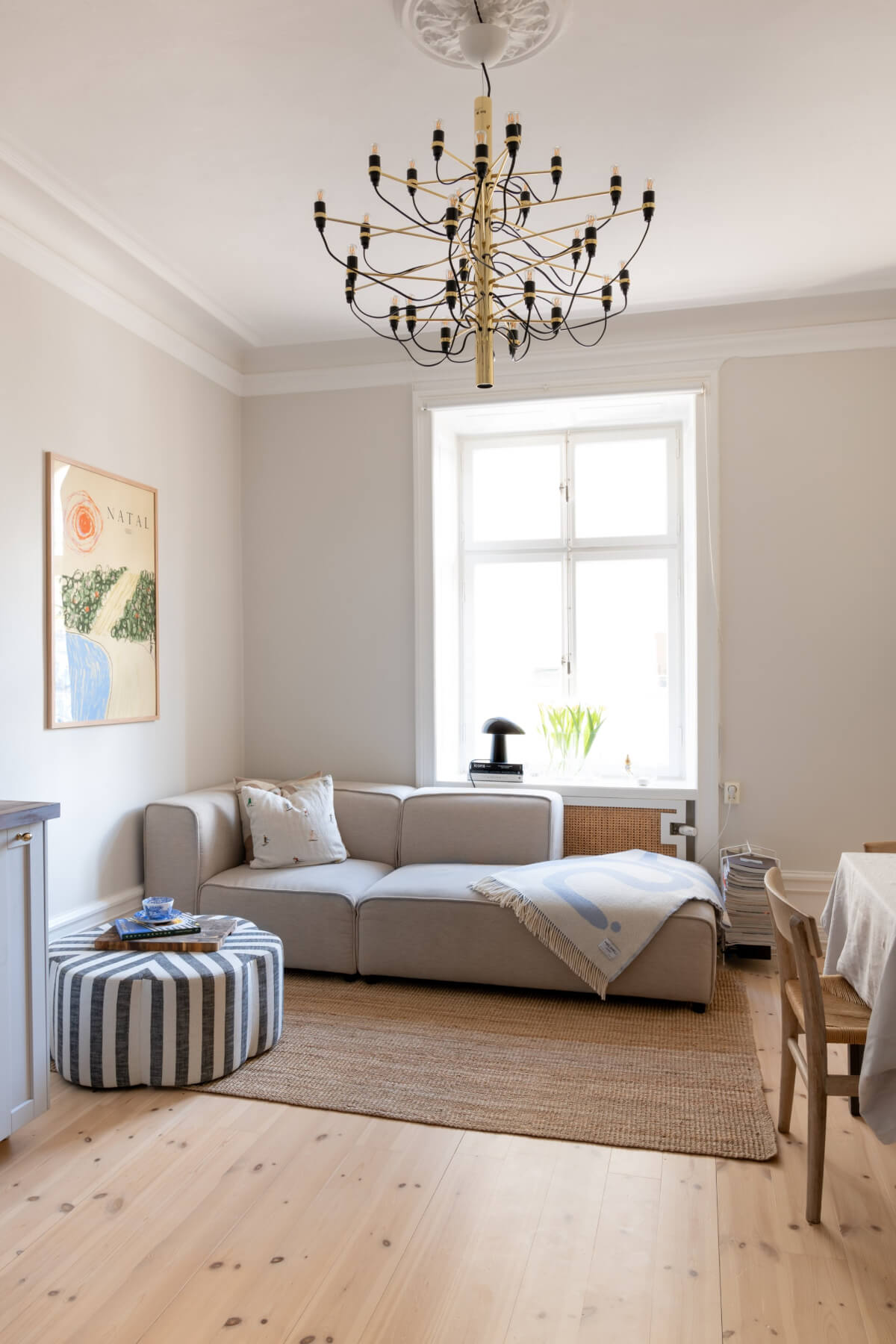 high ceilings wooden floor tiny living room