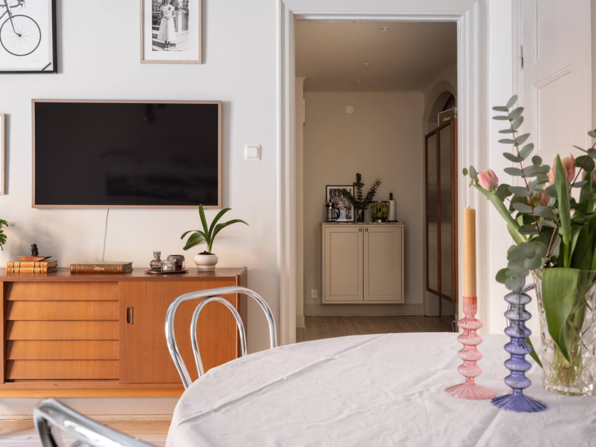 A Charming One-Bedroom Apartment in Södermalm 12 open doorway
