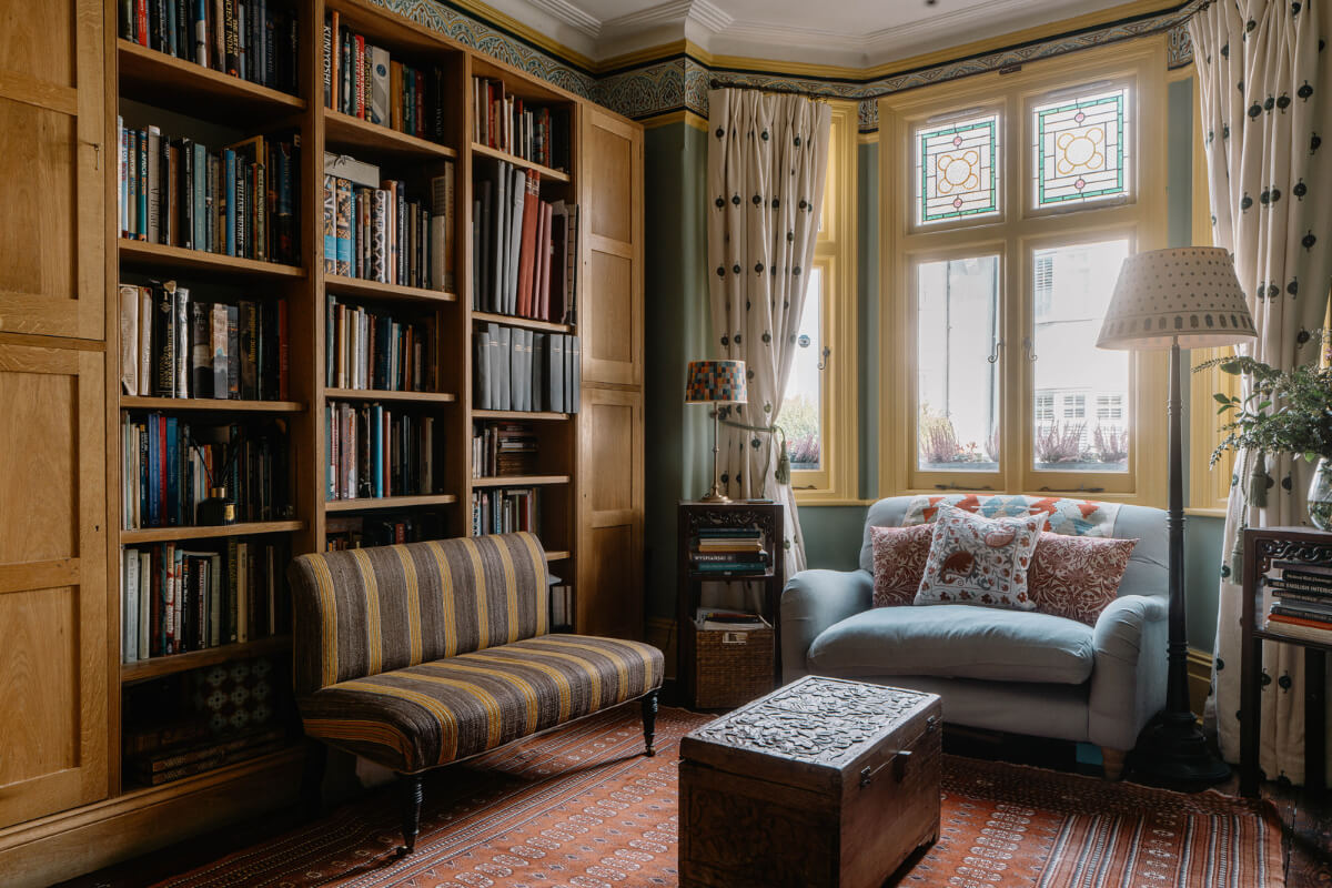 sitting room bookcases