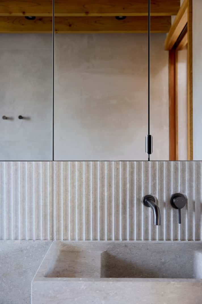 Contemporary Architect-Designed Interiors in a Victorian House 23 bathroom detail