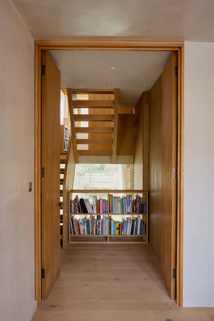 Contemporary Architect-Designed Interiors in a Victorian House 13 double wooden doors