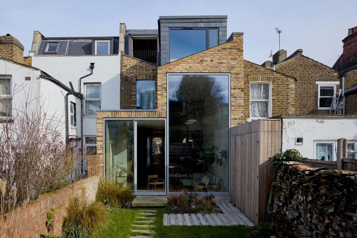 Contemporary Architect-Designed Interiors in a Victorian House 24 extended victorian house five meter high window