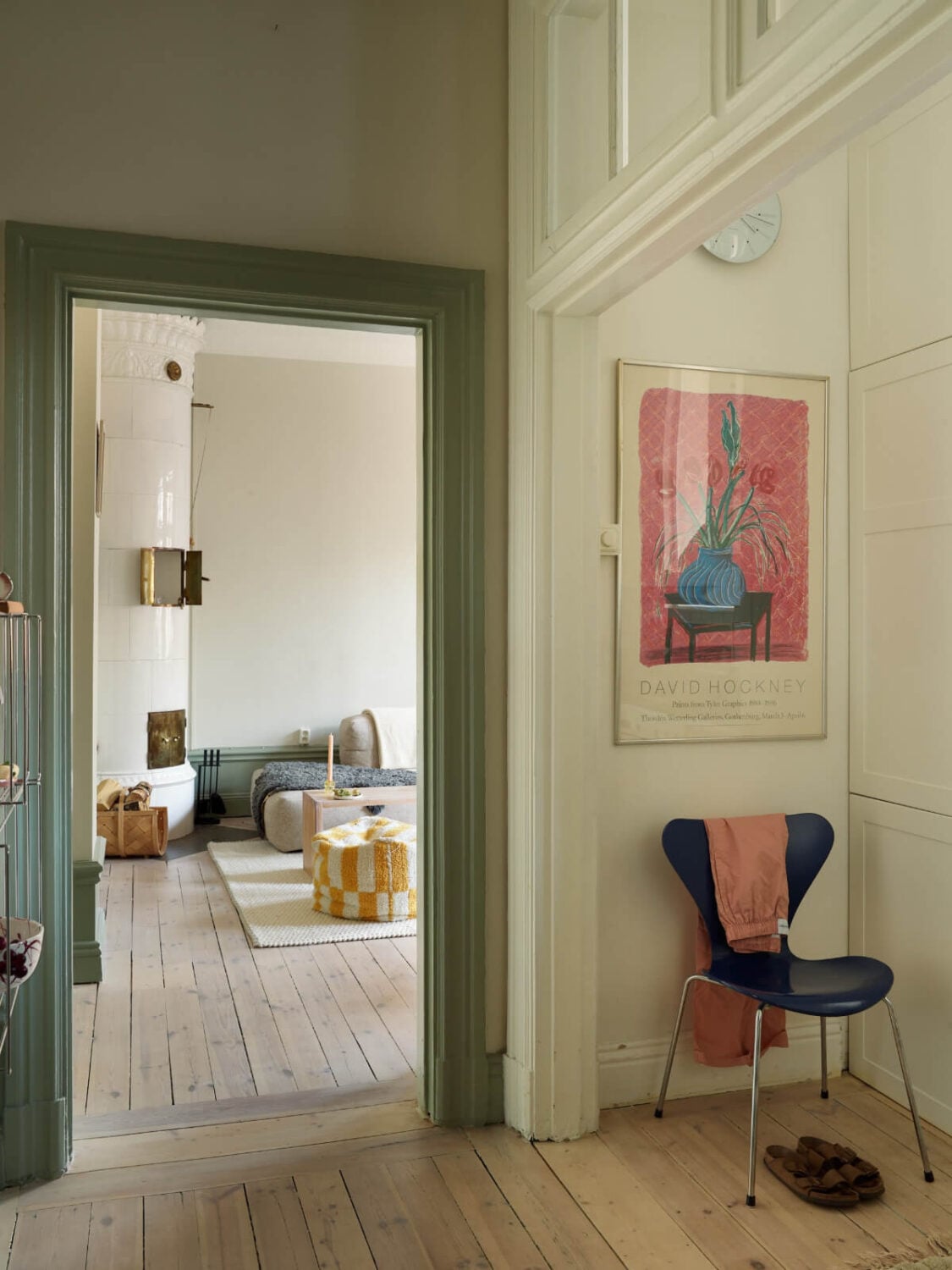A Muted Color Palette and Smart Storage in a Small Stockholm Apartment 12 hall