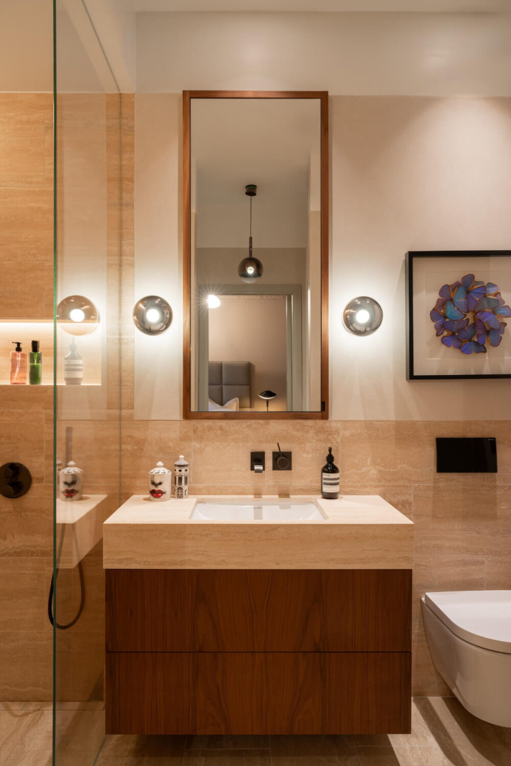 Hotel-Style Interiors in a Late 19th Century Apartment in Stockholm 18 hotel-style bathroom