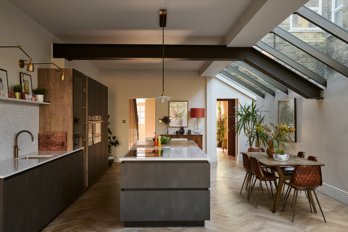 kitchen large skylights