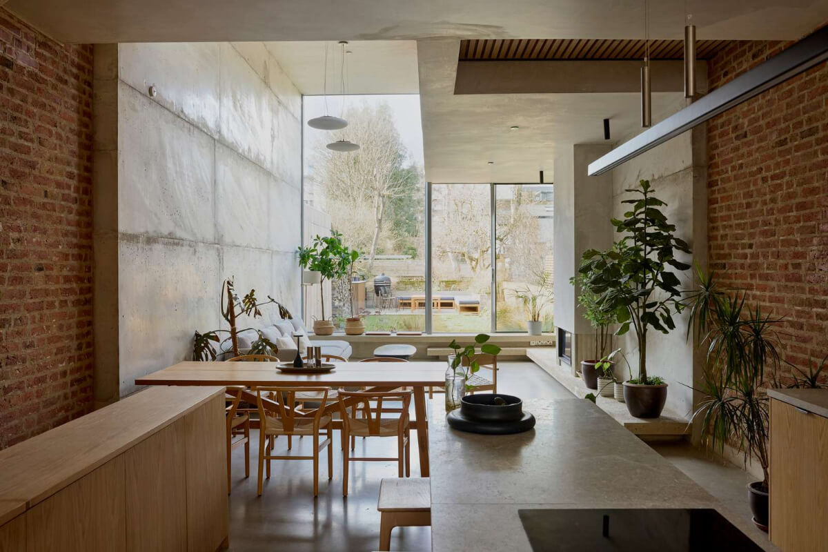 Contemporary Architect-Designed Interiors in a Victorian House 5 open plan living space victorian home