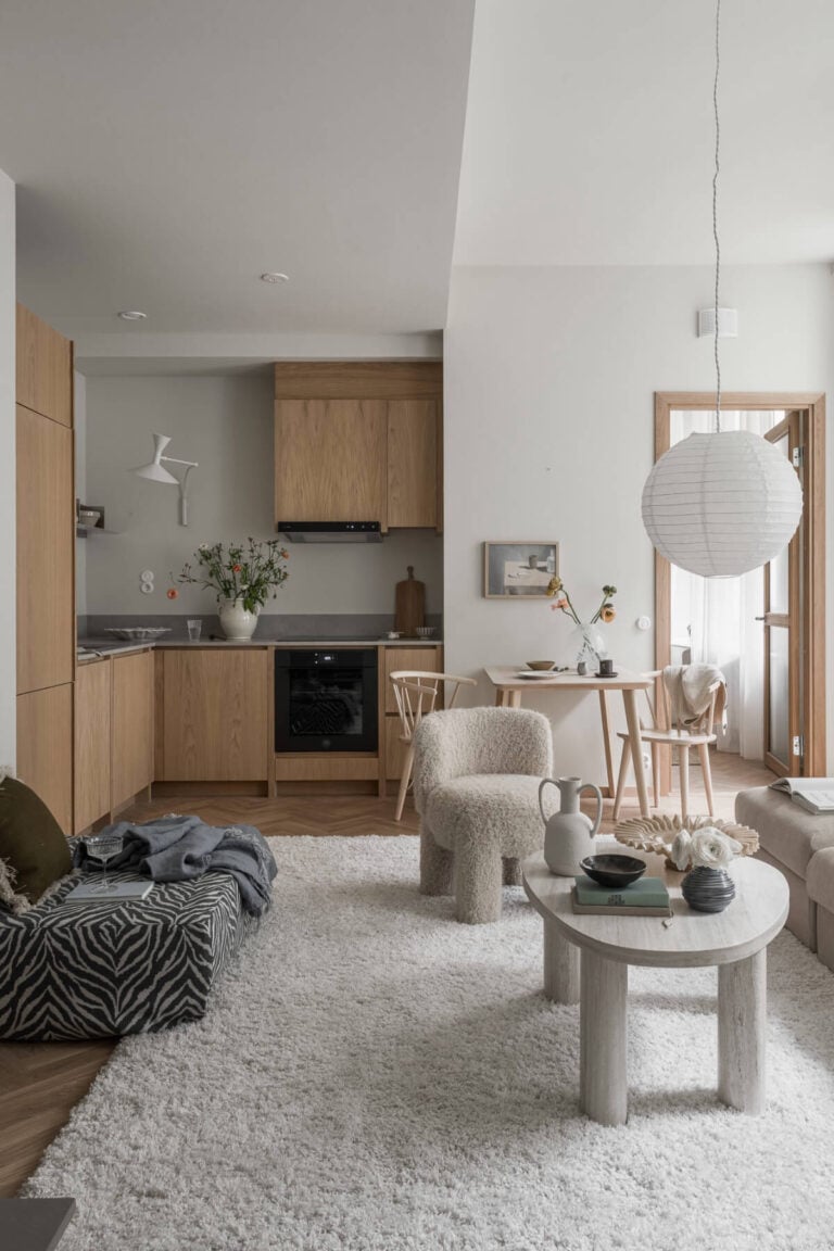View of A Light-Filled Contemporary Swedish Apartment - The Nordroom