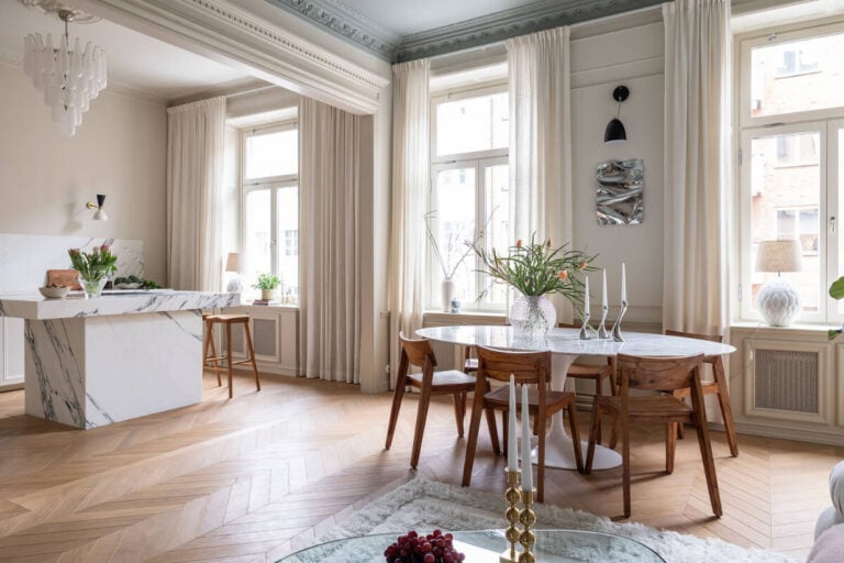 Illustration of Stockholm Luxurious Apartment Renovation Ideas