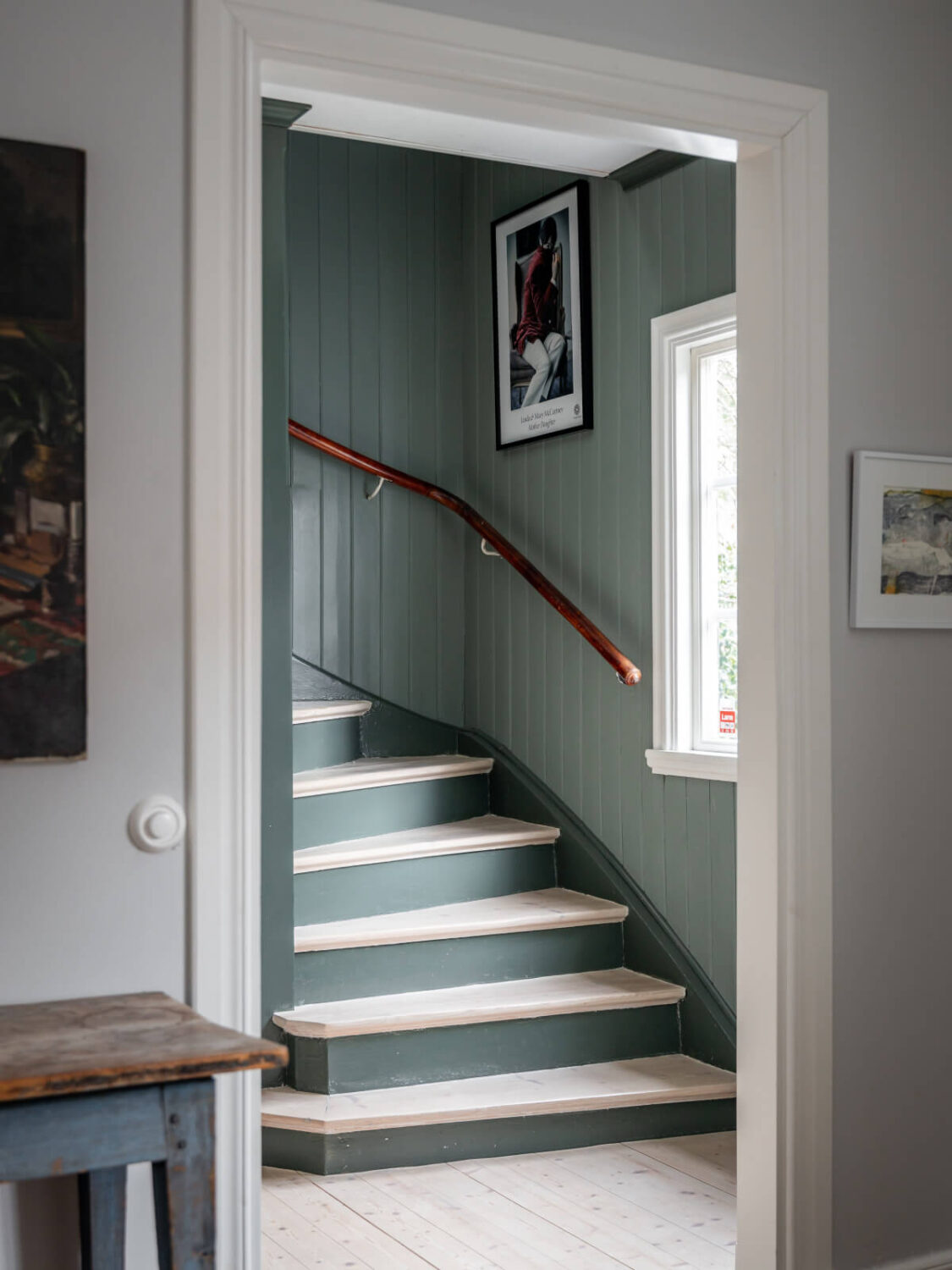 Turn-of-the-Century Charm Meets Modern Comfort in a Swedish House 16 staircase
