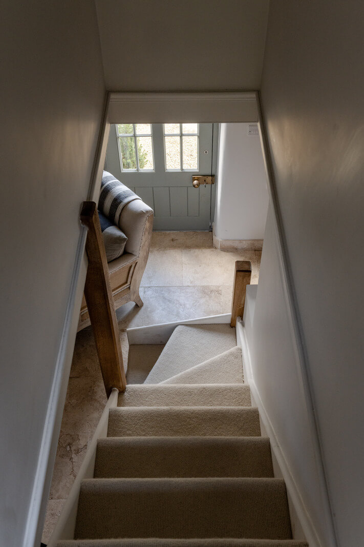 staircase english cottage
