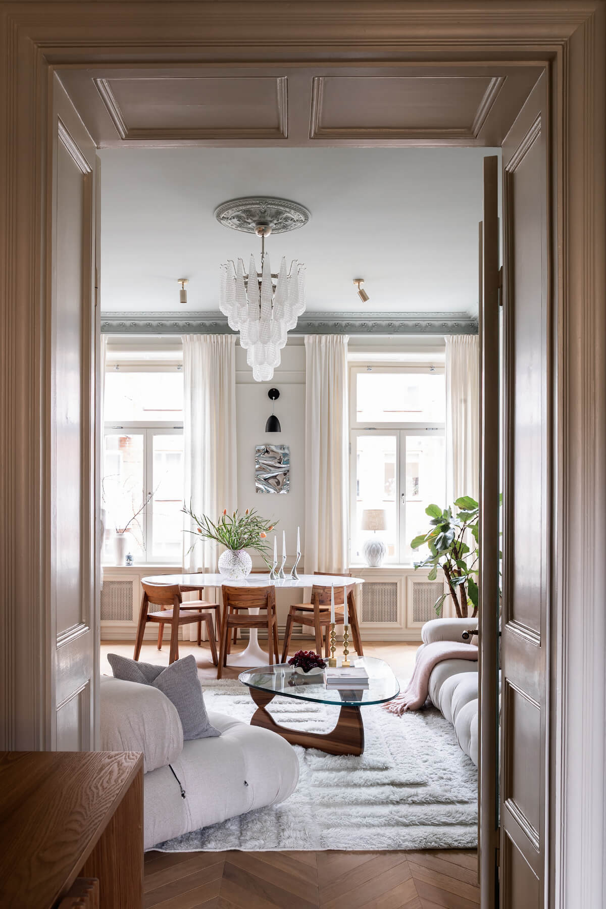 Illustration of Stockholm Luxurious Apartment Renovation Ideas