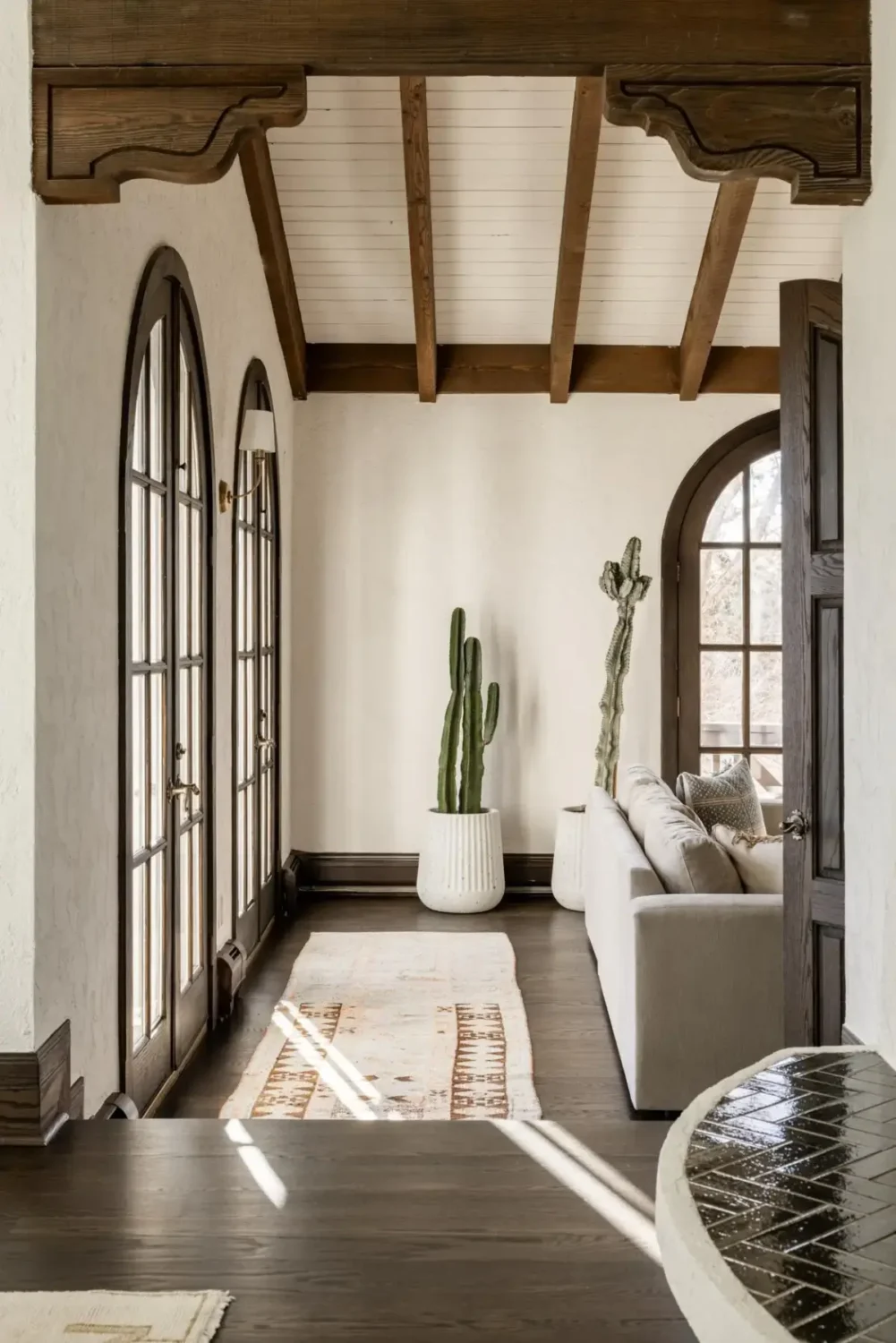 Spanish Hacienda Meets Custom Craftsmanship in a Colorado Home 20 MasterLivingTall_1_ofbczk