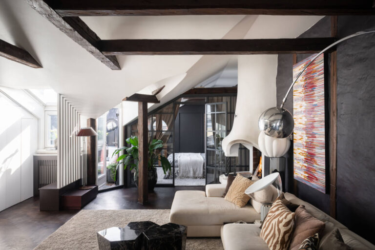 A Stylish Black and White Penthouse Apartment in Stockholm - The Nordroom