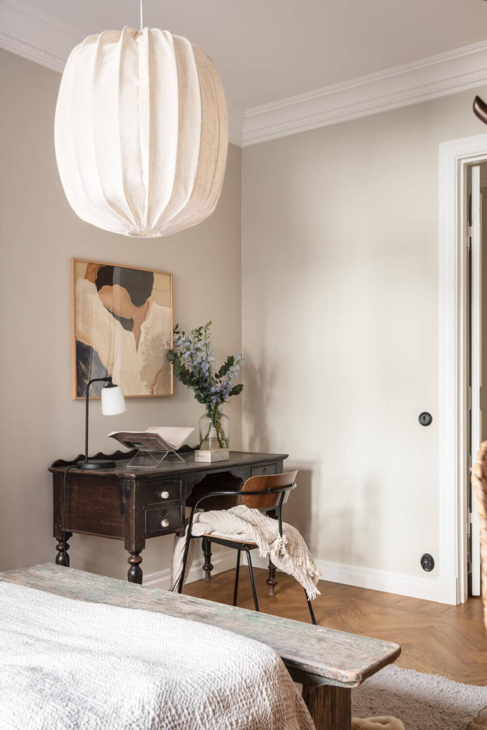 A Stunning Kitchen in a Classic Renovated Turn-of-the-Century Apartment 27 bedroom antique desk