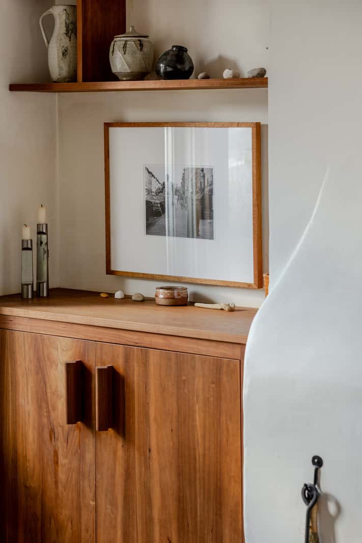 built-in cabinet shelf