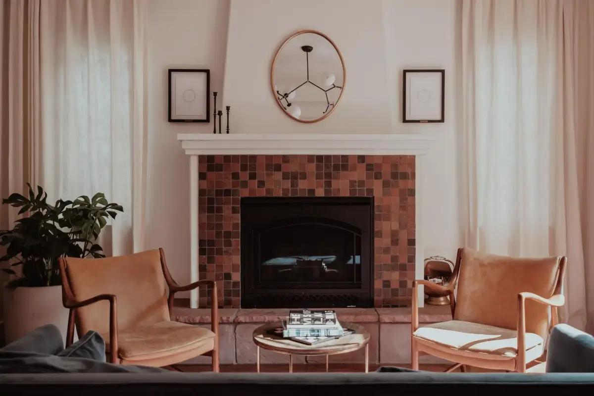 Mediterranean Elegance Meets Modern Living in the Heart of Bonnie Brae 5 fireplace detail