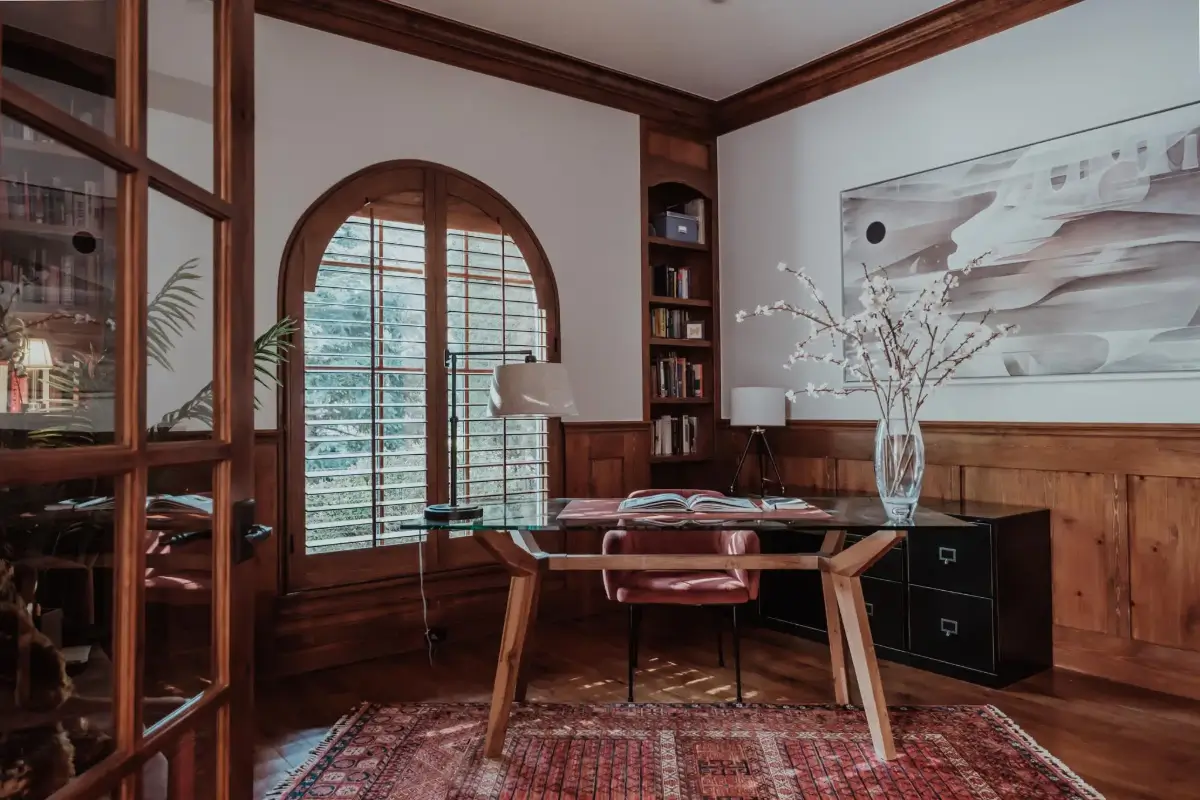 Mediterranean Elegance Meets Modern Living in the Heart of Bonnie Brae 20 home office