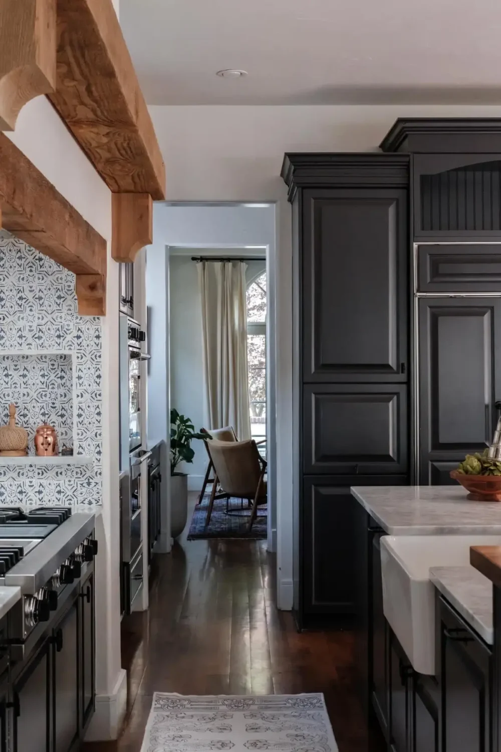 Mediterranean Elegance Meets Modern Living in the Heart of Bonnie Brae 13 kitchen butler sink