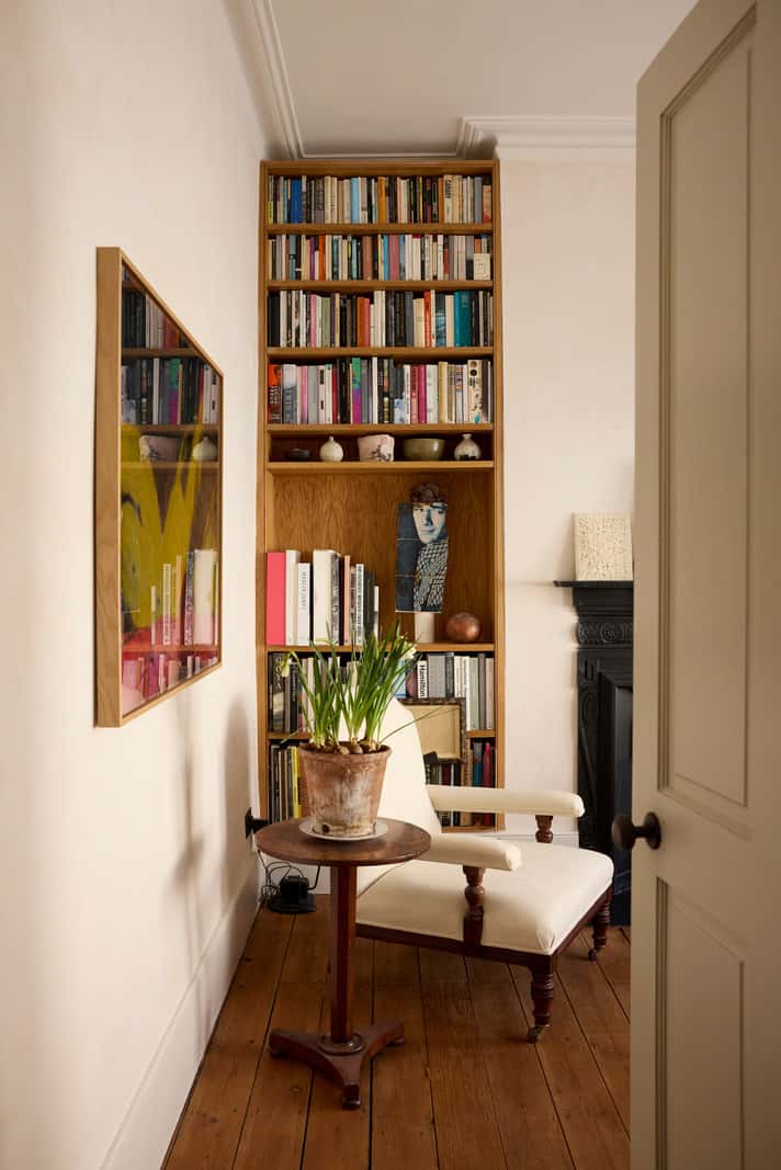 living room bookshelves