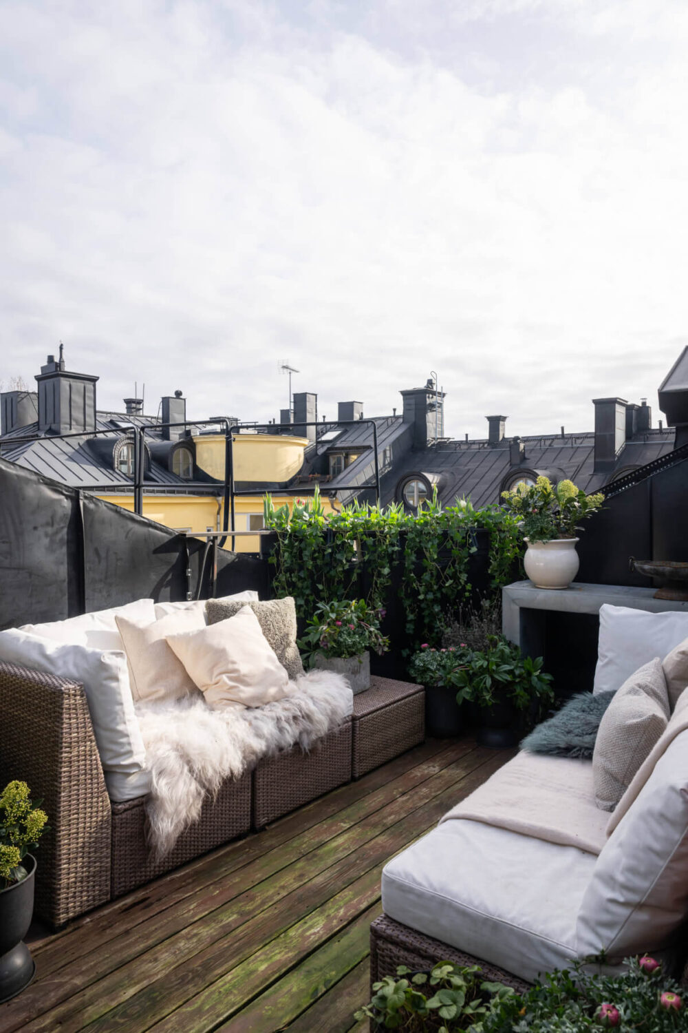 roof terrace stockholm apartment