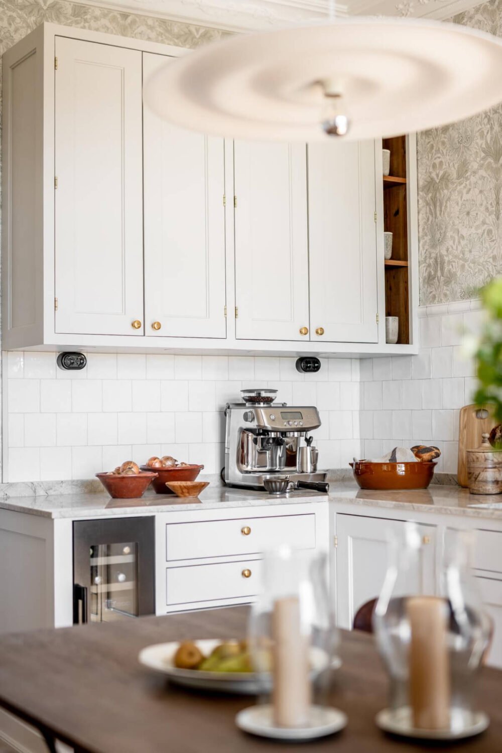 A Stunning Kitchen in a Classic Renovated Turn-of-the-Century Apartment 3 shaker style cabinets