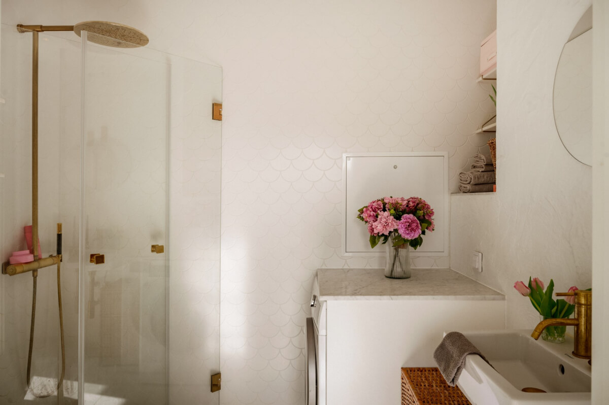 small bathroom brass fittings