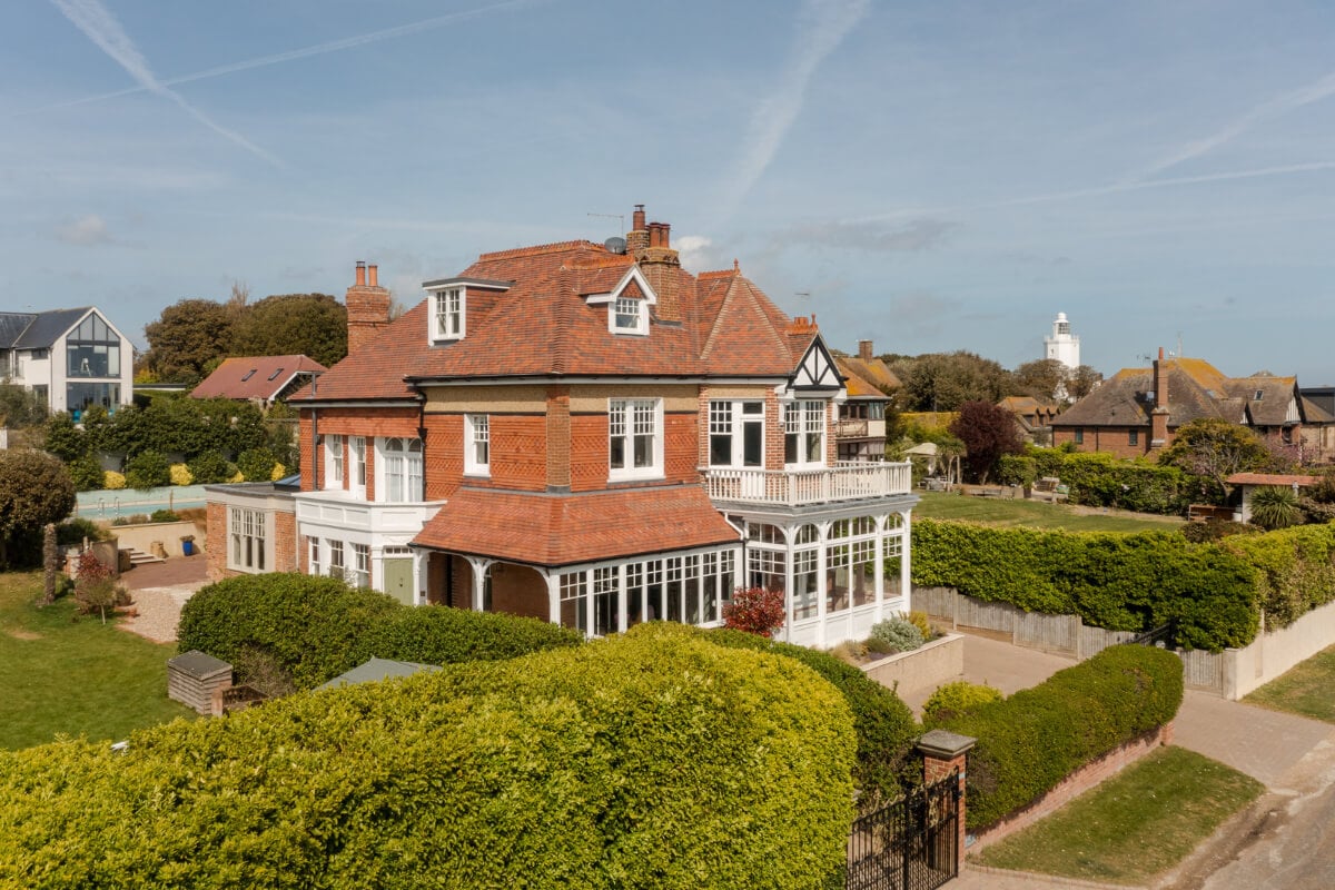A Grand Edwardian Villa with a Yellow Kitchen and Coastal Views 1 grand edwardian villa england