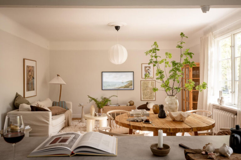 Visual Reference: A Cozy Swedish Apartment With A Walk In Pantry In