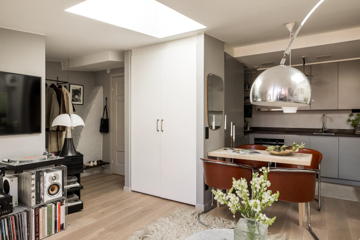 open-plan living space