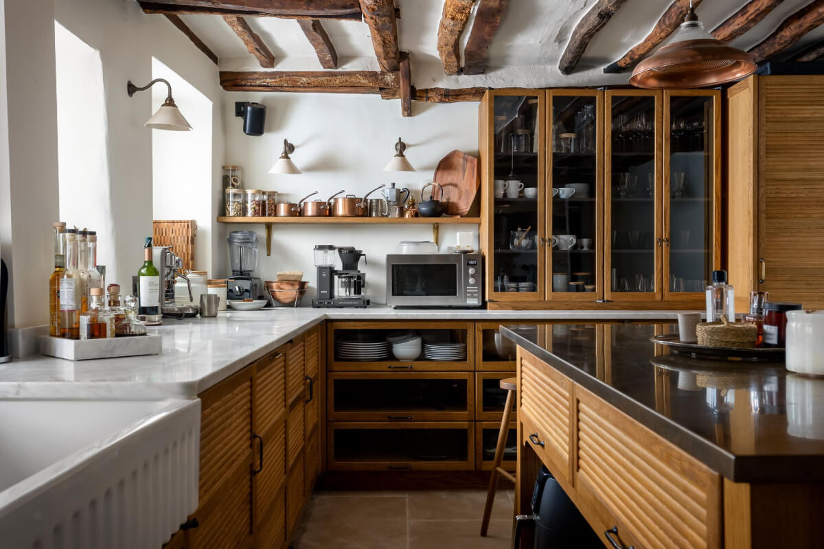 cottage kitchen devol haberdasher