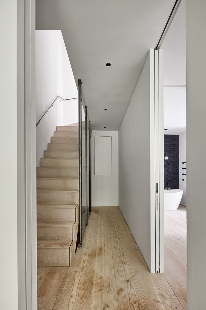 hall wooden floor
