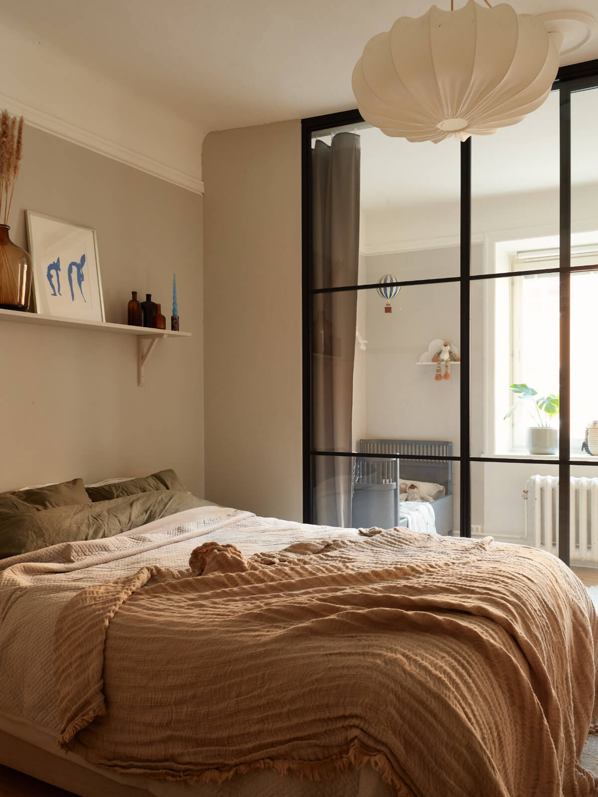 Curated visual reference: Glass Wall Apartments Reference: Historic Charm And An Industrial Glass Wall In A Stockholm