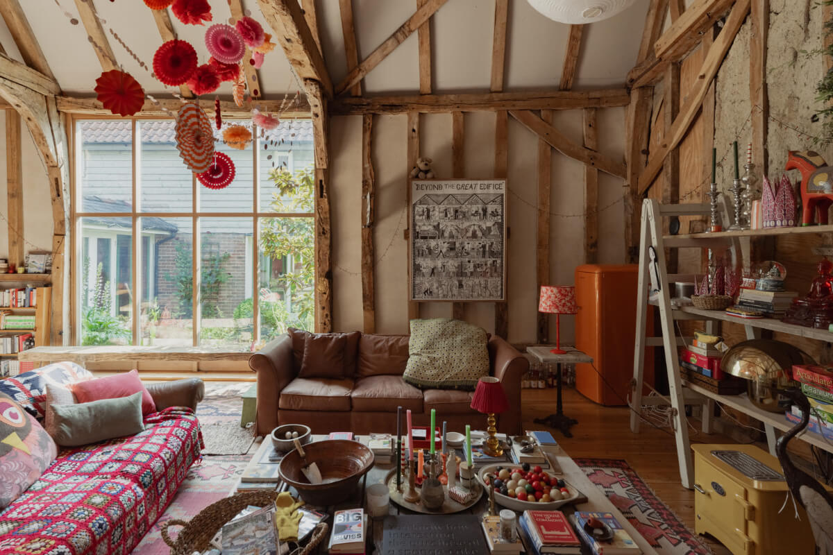 sitting area barn conversion