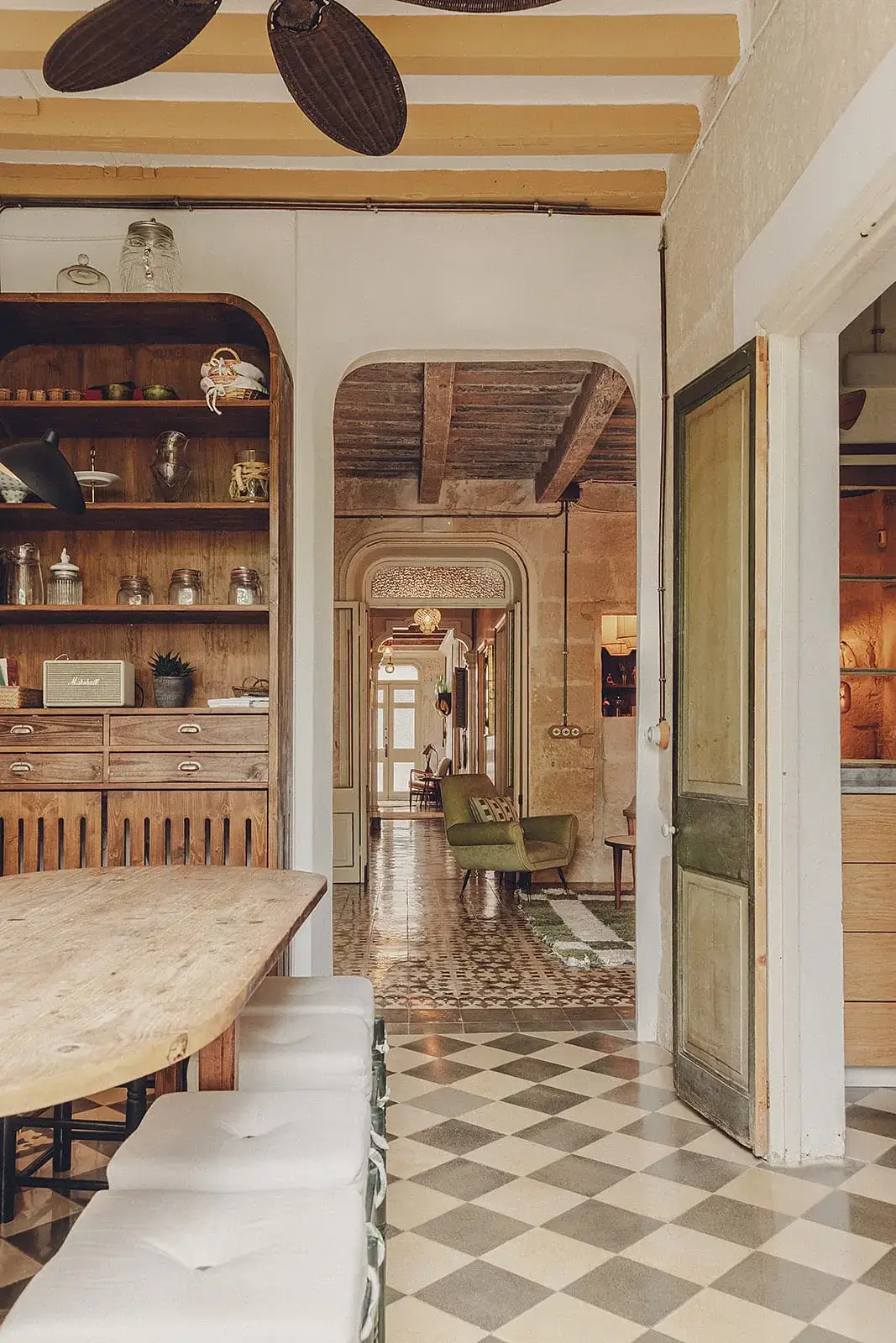 Authentic and Elegant Spaces in a Historic Menorca Townhouse