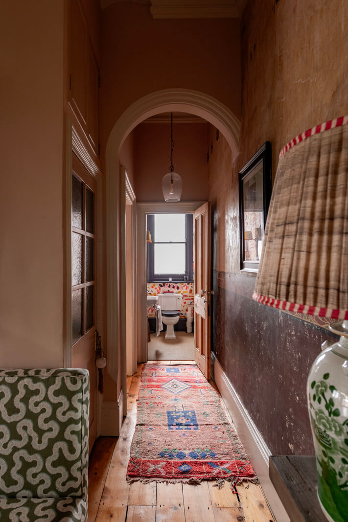 hallway wooden floorboards