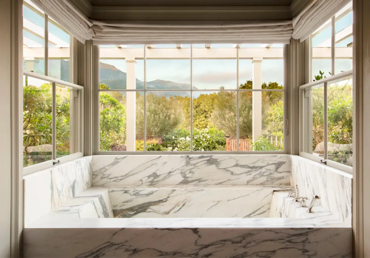 Adam Levine and Behati Prinsloo's Montecito Estate is For Sale 21 Adam-Levine-Behati-Prinsloo-Montecito-Estate-For-Sale-Nordroom-marble-bath