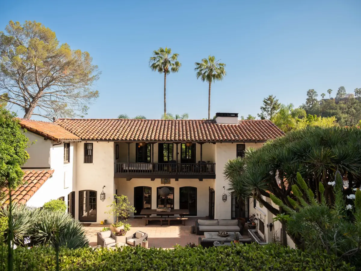 Aaron Paul Lists Spanish-Style Los Feliz Home with a Celebrity History 22 aaron paul lists Spanish style Los Feliz house nordroom3 Aaron Paul Lists Spanish-Style Los Feliz Home with a Celebrity History