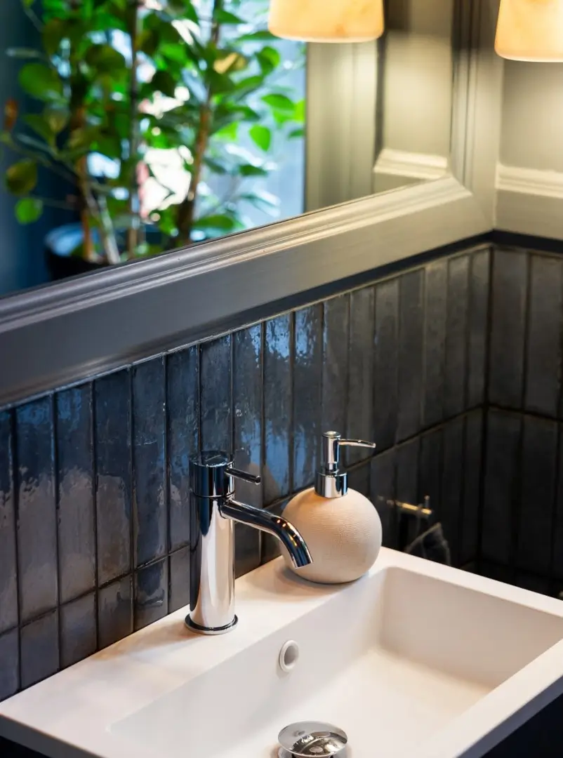 bathroom sink detail