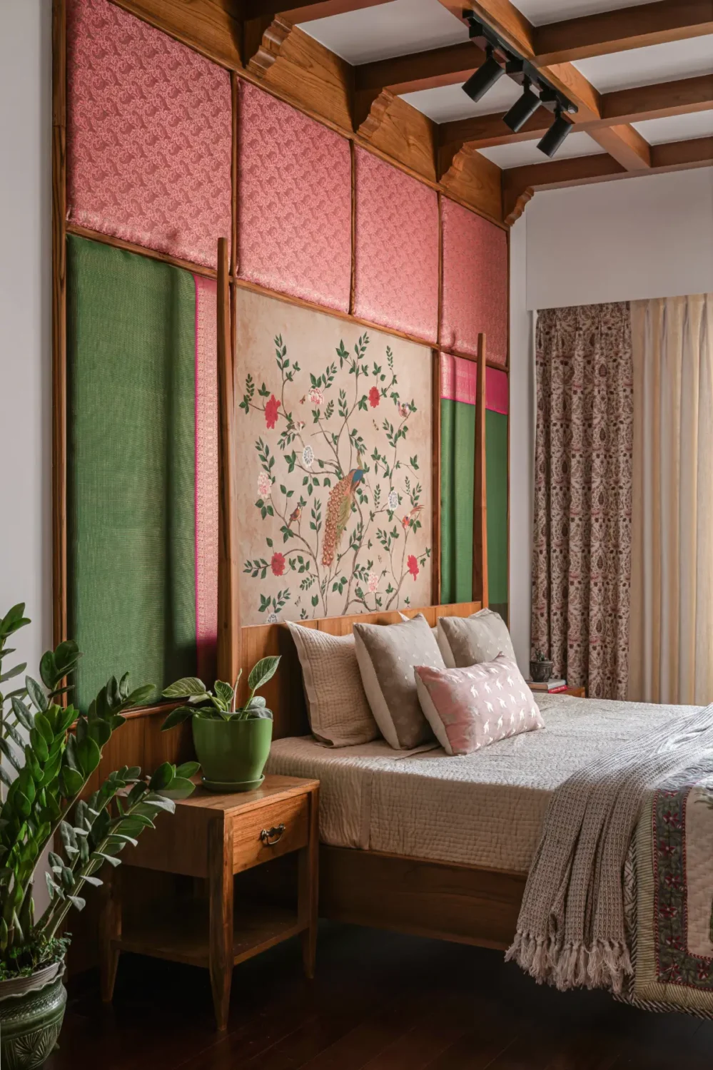 A South Indian Family Home Where Heritage Meets Bold Color Choices 13 bedroom