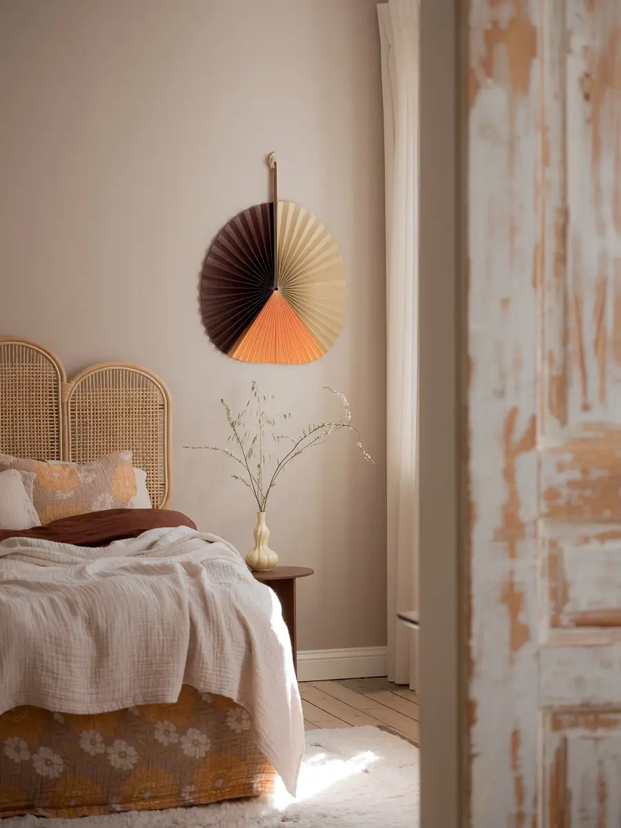 Neutral Shades and Period Elements in a Scandi Apartment 13 bedroom detail