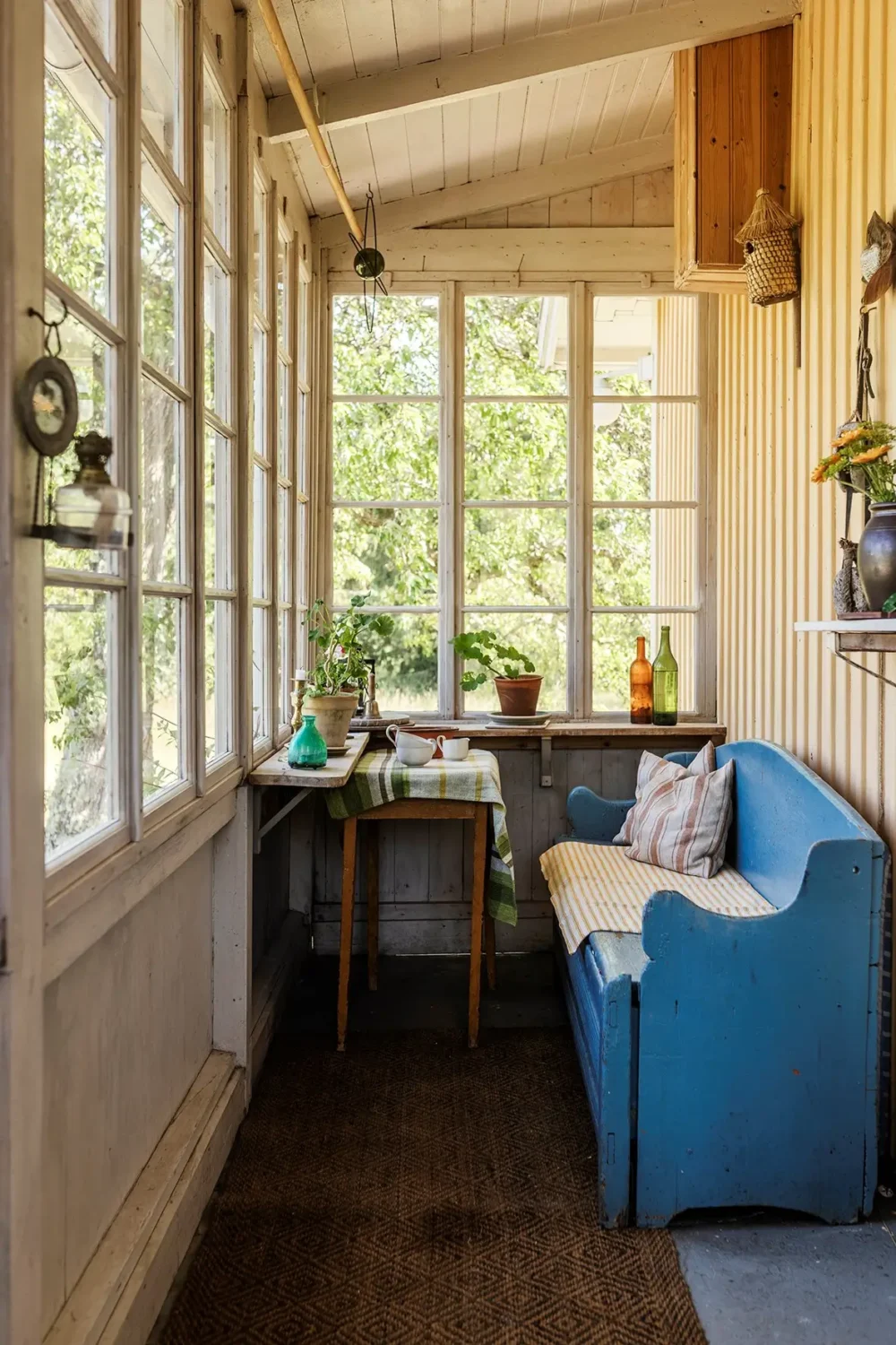 A Historic Lakeside Summer House in the Stockholm Archipelago 2 covered veranda