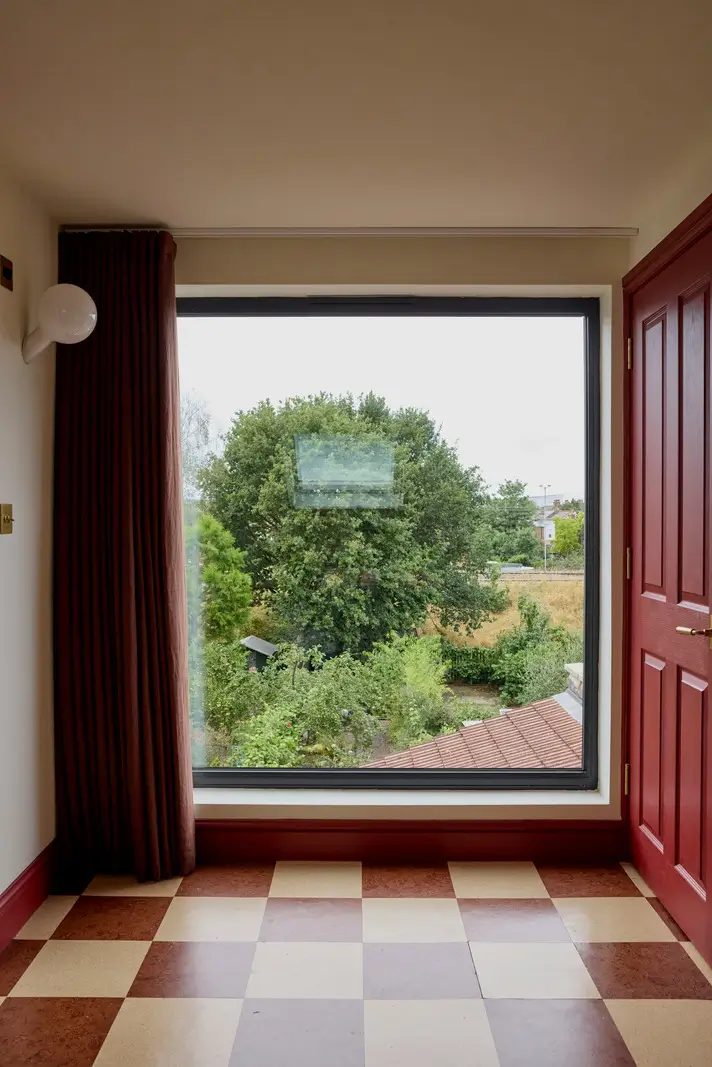 A Victorian Home with a Rich Color Palette and a Lush Garden 20 extension window A Victorian Home with a Rich Color Palette and a Lush Garden