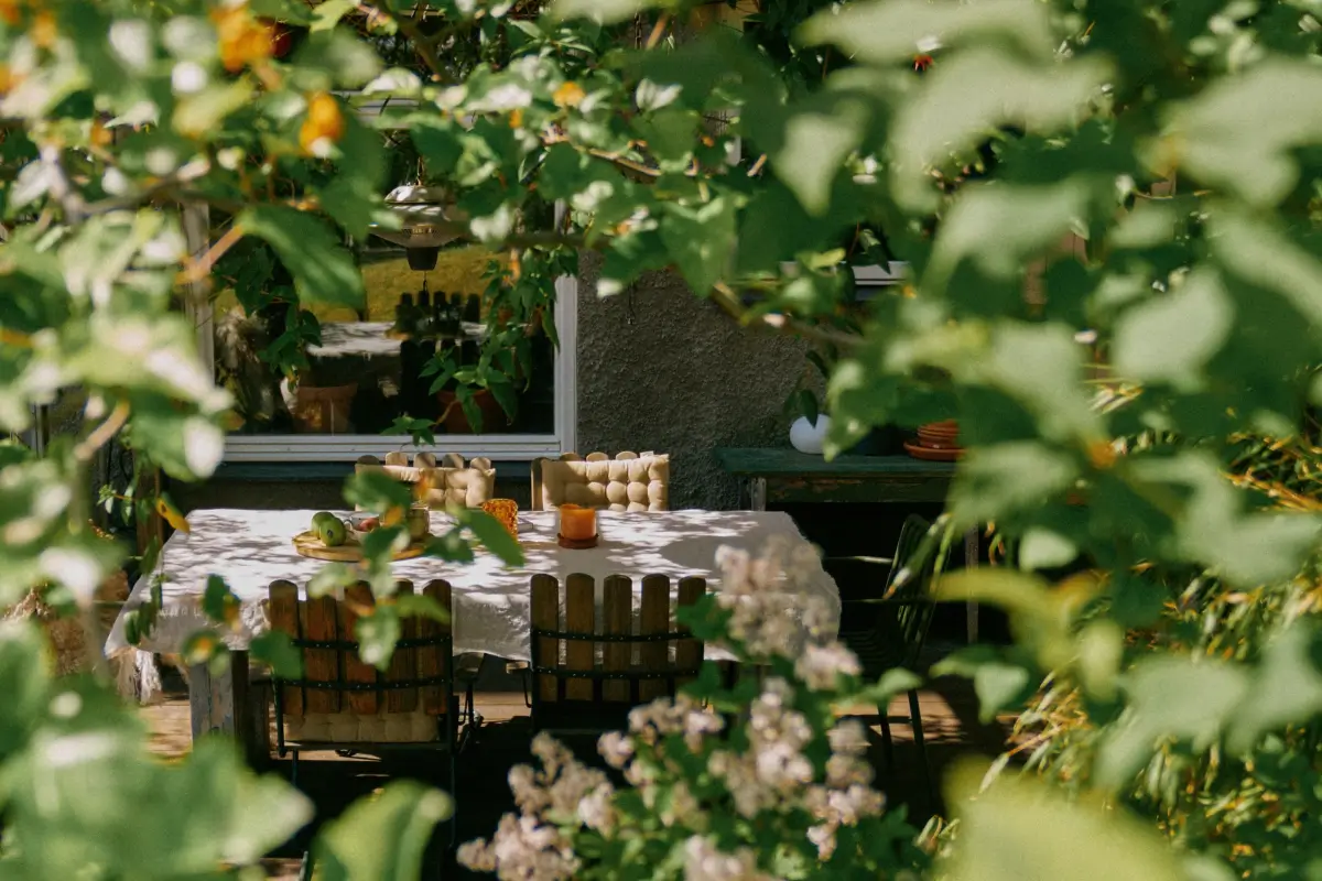 Industrial Elements in a 1960s Duplex Apartment in Stockholm 48 garden table 1 Industrial Elements in a 1960s Duplex Apartment in Stockholm