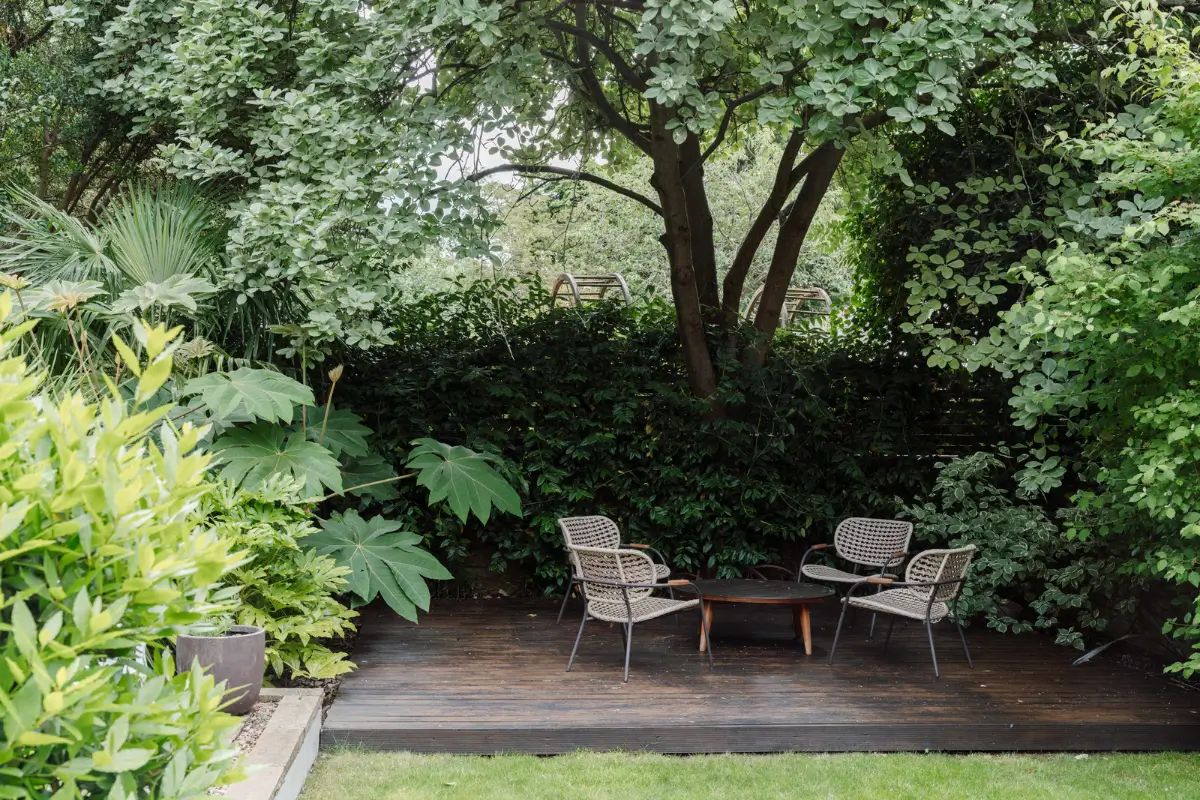 Contemporary Open-Plan Living Spaces in an English Victorian House 31 garden terrace