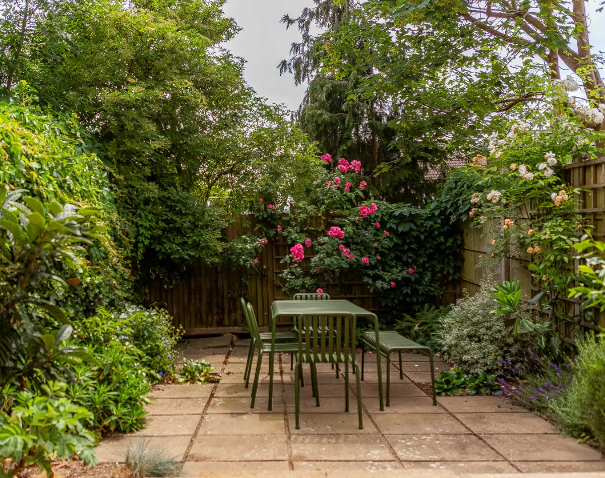 A Muted Color Palette and Original Details in a Victorian Terrace House 21 garden