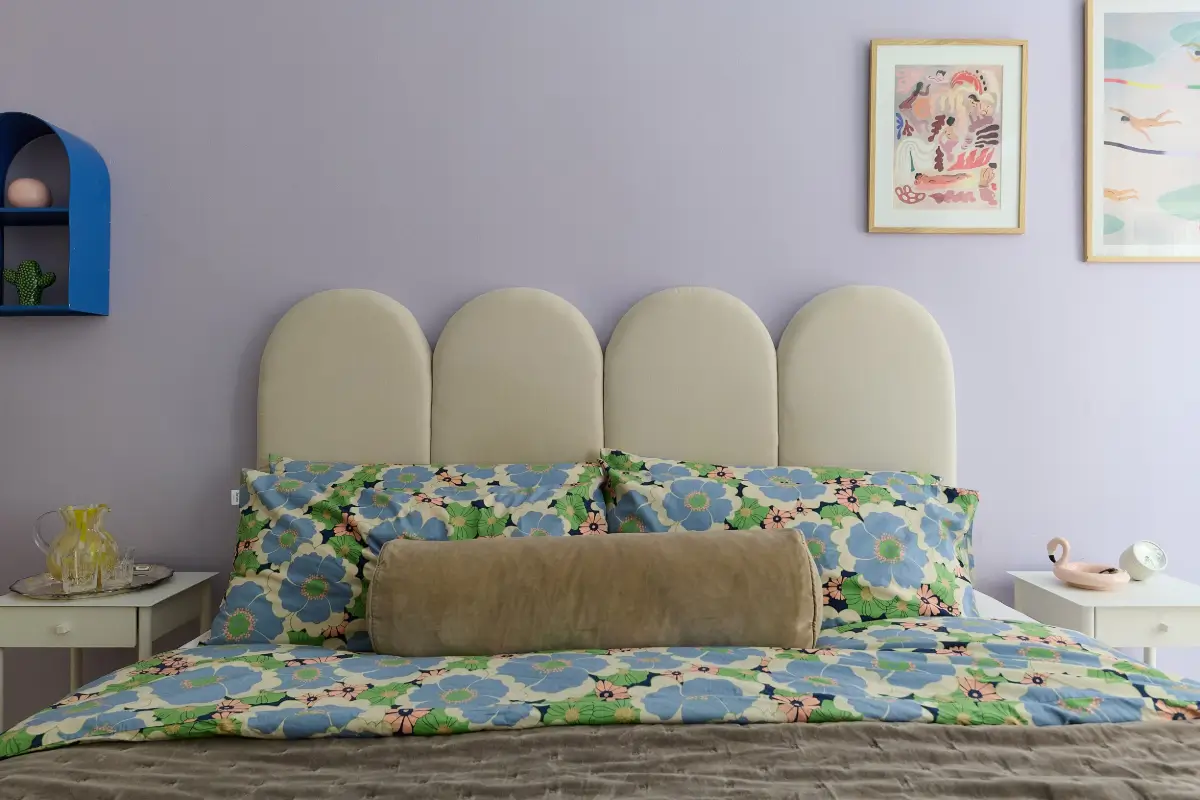 A Colorful Stockholm Apartment with a Large Terrace 17 headboard