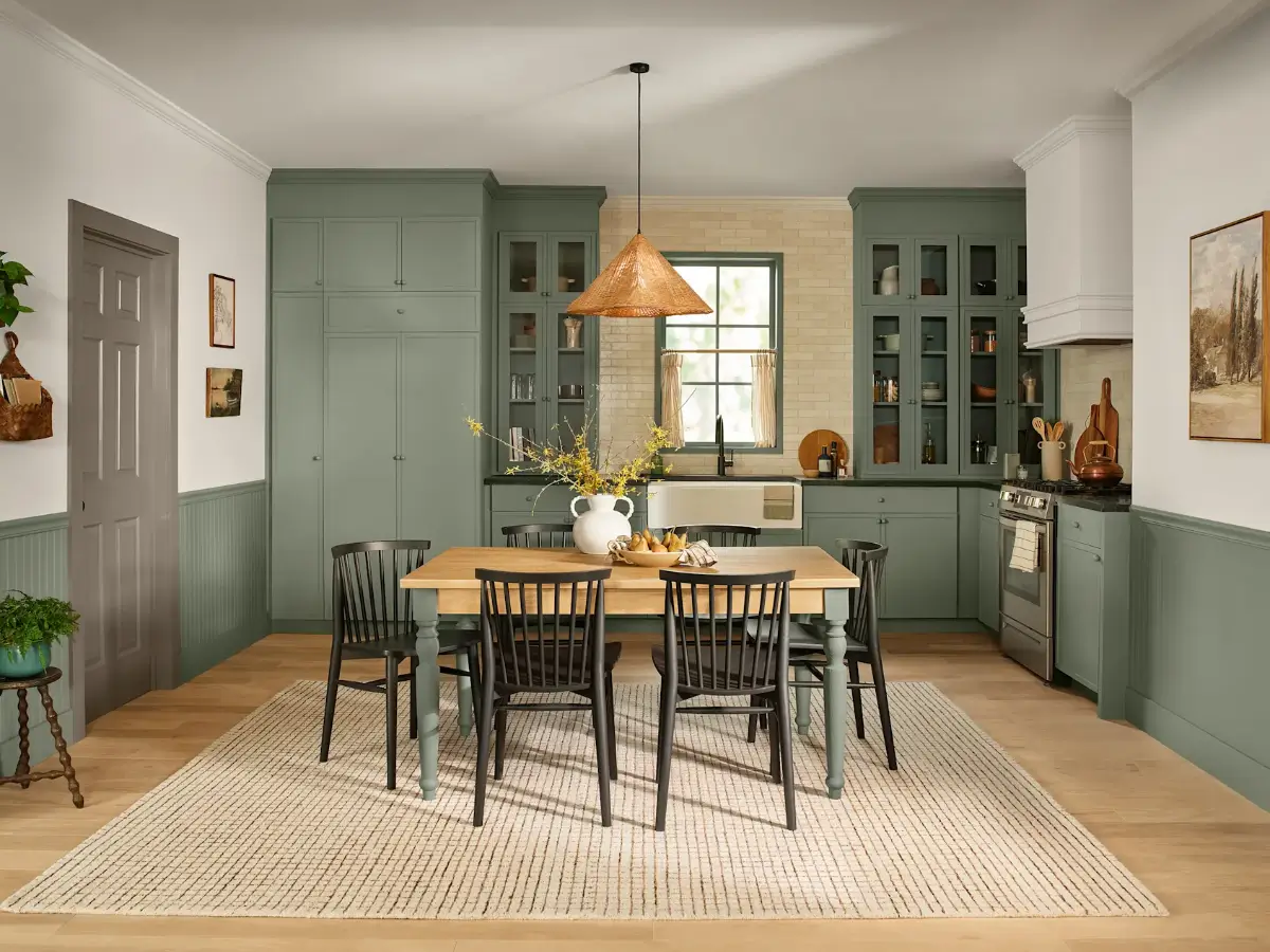 Valspar Color of the Year 2026: Warm Eucalyptus 4 kitchen valspar color of the year 2026 warm eucalyptus nordroom 1 Valspar Color of the Year 2026: Warm Eucalyptus