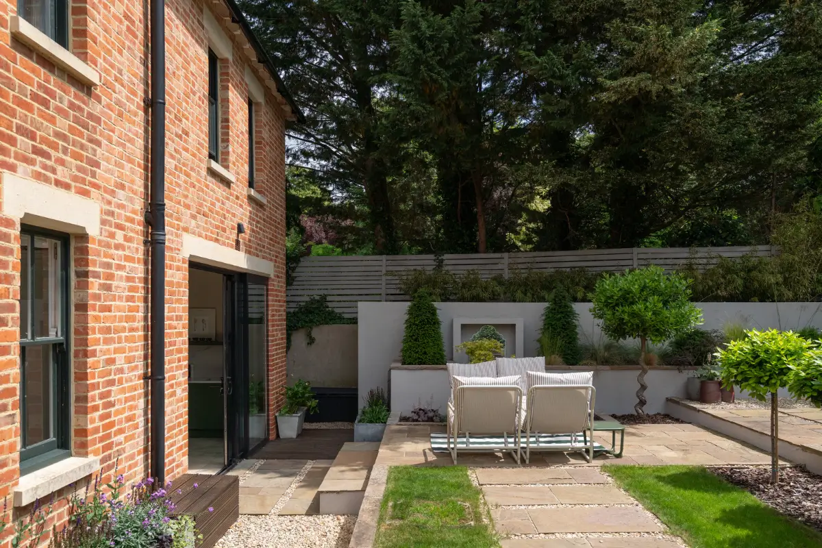 Contemporary Open-Plan Living Spaces in an English Victorian House 30 landscaped garden victorian house